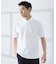 【SMART CLOSET】シルケット天竺 ボタンダウン半袖ポロシャツ / 接触