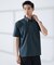 【SMART CLOSET】シルケット天竺 ボタンダウン半袖ポロシャツ / 接触