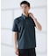 【SMART CLOSET】シルケット天竺 ボタンダウン半袖ポロシャツ / 接触