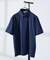【SMART CLOSET】シルケット天竺 ボタンダウン半袖ポロシャツ / 接触