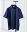 【SMART CLOSET】シルケット天竺 ボタンダウン半袖ポロシャツ / 接触