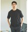 【SMART CLOSET】シルケット天竺 ワイドリブ Tシャツ / 接触冷感