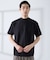 【SMART CLOSET/WEB限定】シルケット天竺 モックネック Tシャツ