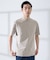 【SMART CLOSET/WEB限定】シルケット天竺 モックネック Tシャツ