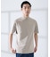 【SMART CLOSET/WEB限定】シルケット天竺 モックネック Tシャツ