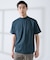 【SMART CLOSET/WEB限定】シルケット天竺 モックネック Tシャツ
