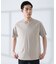 【SMART CLOSET/WEB限定】シルケット天竺 Vネック 半袖Tシャツ