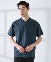 【SMART CLOSET/WEB限定】シルケット天竺 Vネック 半袖Tシャツ