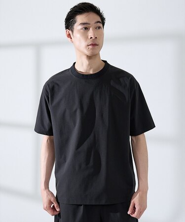 【セットアップ対応】360°ストレッチ リップストップ リラックス Tシャツ/