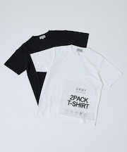 【SMART CLOSET/2枚セット】接触冷感 シルケット天竺 クルーネック