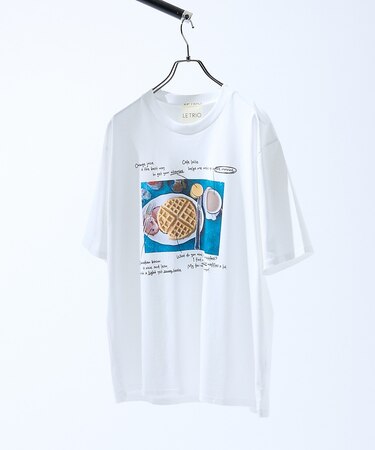WEEKEND BREAKFAST プリントTシャツ / オーバーサイズ/ LE