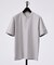 【SMART CLOSET】シルケット天竺 キーヘンリーネック Tシャツ / 接