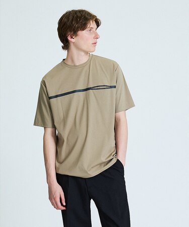 ストレッチポンチ フロントデザイン ポケットTシャツ