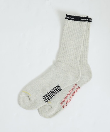 【WEEKENDER/ウィークエンダー】ロゴソックス / 靴下 / SOCKS
