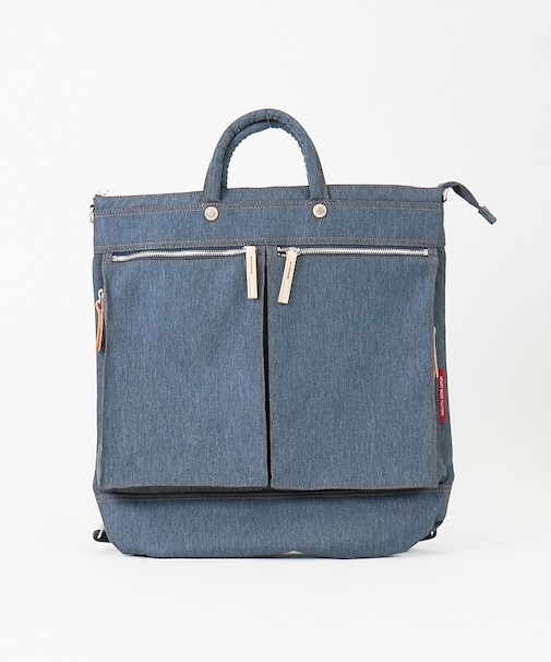 【HandHARVEST】デニムバージョン ヘルメットBAG/リュック/バックパ