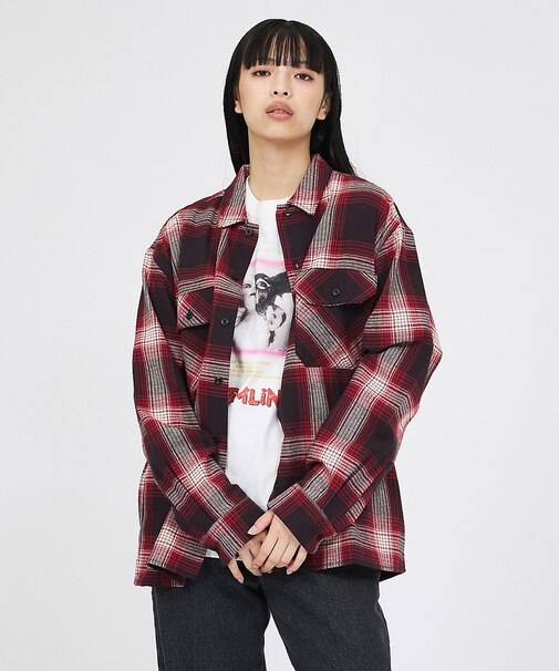 【Dickies / ディッキーズ】フランネルチェックシャツ / ユニセックス