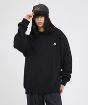 【KELTY / ケルティ】フロッキーバックロゴプリントスウェット/ ユニセック