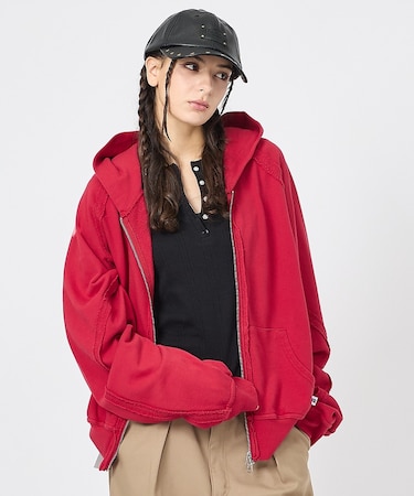 【RUSSELL×jieDa】 Campus Sweat Zip Hoodie