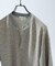 CREPE JERSEY ヘンリーネック スキッパーTシャツ