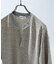 CREPE JERSEY ヘンリーネック スキッパーTシャツ