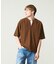 CREPE JERSEY ヘンリーネック スキッパーTシャツ