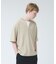 CREPE JERSEY ヘンリーネック スキッパーTシャツ