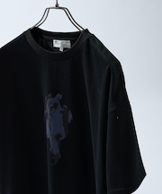 アブストラクト グラフィック プリントTシャツ / オーバーサイズ