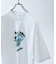 アブストラクト グラフィック プリントTシャツ / オーバーサイズ