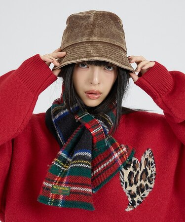 【RUBEN/ルーベン】CRASHED　COUDUROY BUKET HAT/R