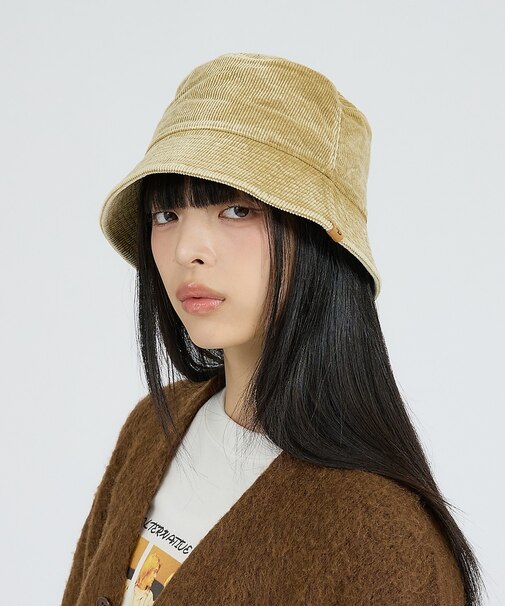 【RUBEN/ルーベン】CRASHED　COUDUROY BUKET HAT/R