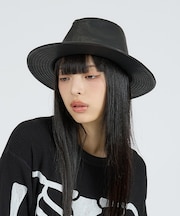 【RUBEN/ルーベン】FAKE LEATHER FLAT HAT/RUS-13