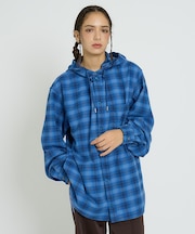 【NANGA / ナンガ】GRID TARTAN FIELD HOOD SHIR