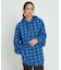 【NANGA / ナンガ】GRID TARTAN FIELD HOOD SHIR