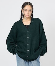 【TOWNCRAFT/タウンクラフト】MOHAIR SHAGGY CARDIGA