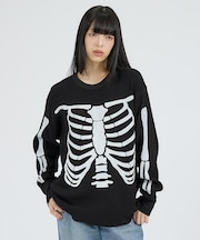 【Healthknit / ヘルスニット】サーマルニット ワッフル ボーンズプリ