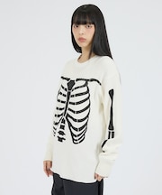 【Healthknit / ヘルスニット】サーマルニット ワッフル ボーンズプリ