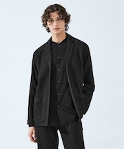 【セットアップ対応】トリコットコーデュロイ カーディガンジャケット