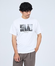 【THE CITY】プリント 半袖Tシャツ