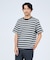 メランジボーダー 半袖Tシャツ