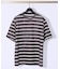 メランジボーダー 半袖Tシャツ