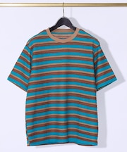 メランジボーダー 半袖Tシャツ