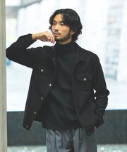 【フェイクスエード】トラッカー ジャケット