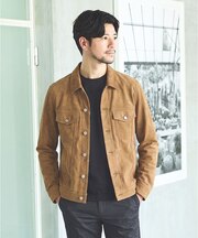 【フェイクスエード】トラッカー ジャケット