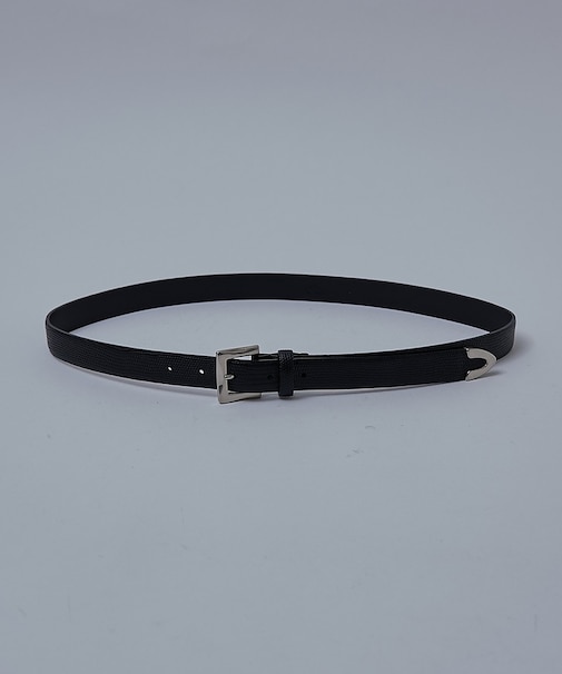 【UNISEX】 LIZERD STAMPED PUNTALE BELT / リ