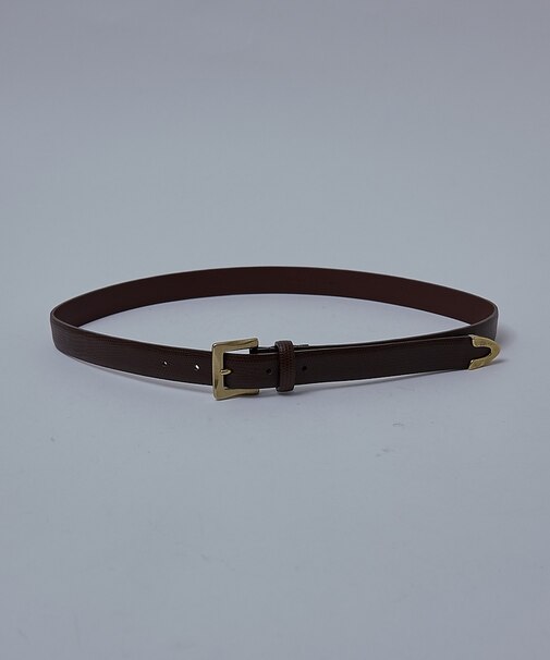 【UNISEX】 LIZERD STAMPED PUNTALE BELT / リ