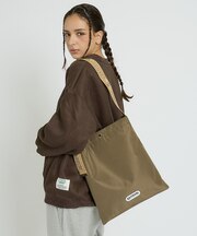 【OUTDOOR PRODUCTS】Jacquard Tape Tote ロゴテ