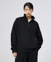 【+phenix / プラスフェニックス】CVC HALF-ZIP SWEATS
