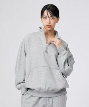 【+phenix / プラスフェニックス】CVC HALF-ZIP SWEATS