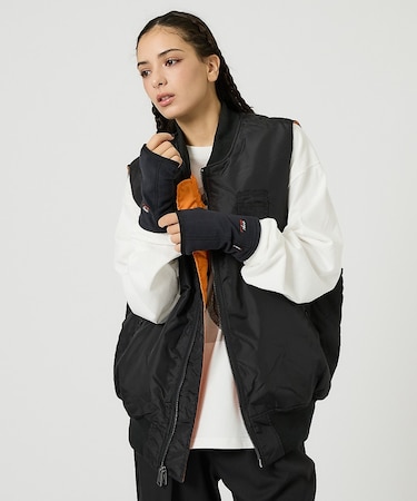 【ALPHA / アルファ】MA-1 RELAXED FIT VEST / リラ