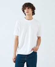 ドレススラブ クルーネック半袖Tシャツ